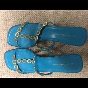 Bandolino turquoise sandals